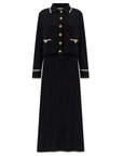 FLORENCE - Collared Cardigan & Skirt Set