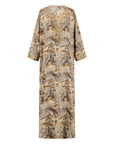 The Azalea Mukhawar Dress features a vibrant floral design, a flattering belt, and handcrafted satin elegance, available in five stunning colors and versatile for any occasion.