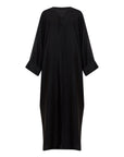 The Azeena Abaya, crafted from premium Farasha fabric, comes in five versatile shades and sizes 50-60, combining elegance with everyday comfort.