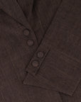 A sleek plain abaya with a collar design, available in black, grey, beige, deep green, and dark brown, crafted for elegance and comfort in sizes 50-60. Includes a complimentary hijab.