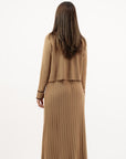 FLORENCE - Collared Cardigan & Skirt Set