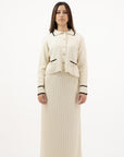 FLORENCE - Collared Cardigan & Skirt Set