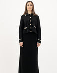 FLORENCE - Collared Cardigan & Skirt Set