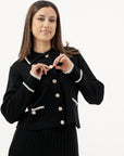 FLORENCE - Collared Cardigan & Skirt Set