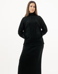 MIRANDA - Braided Pullover & Skirt Set