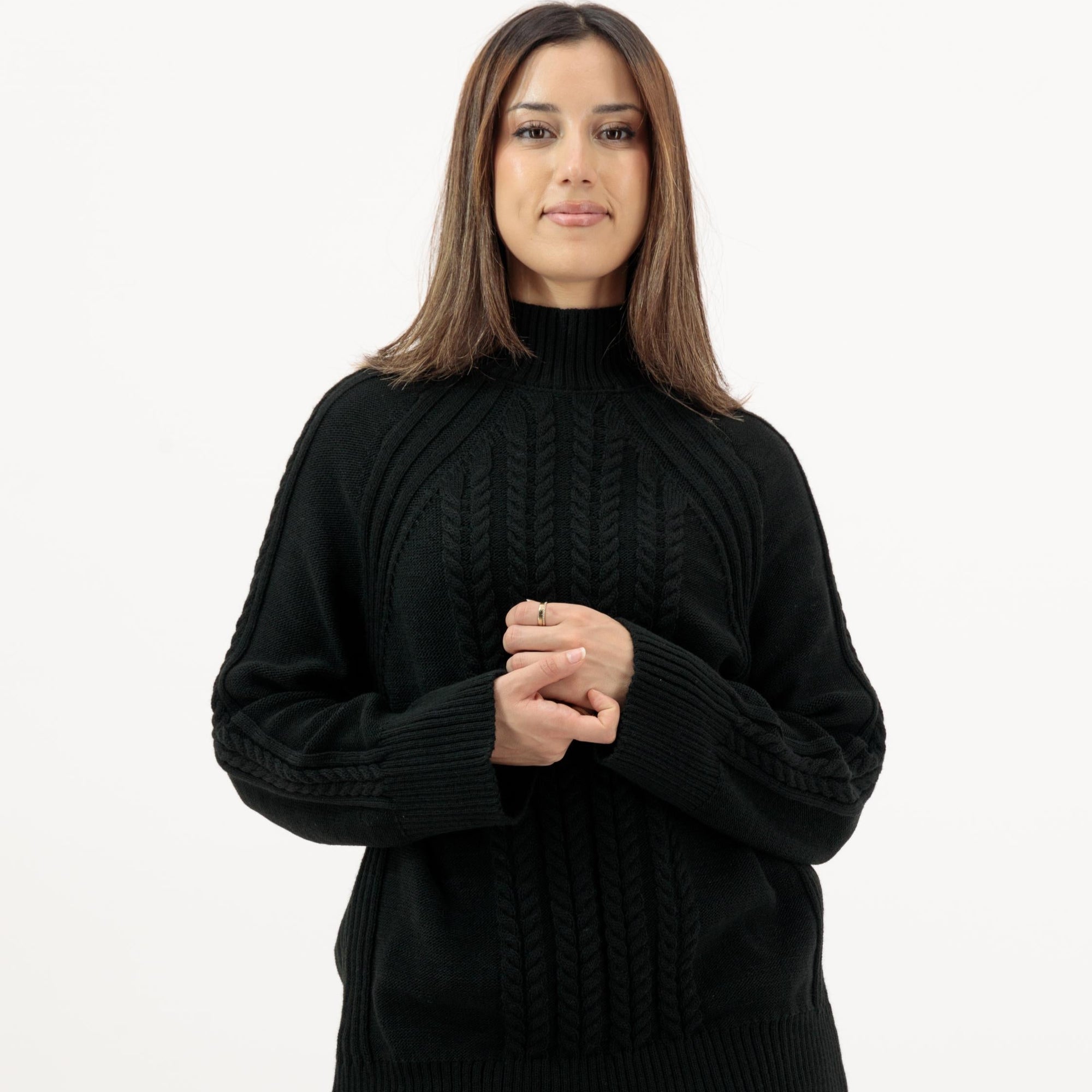 MIRANDA - Braided Pullover & Skirt Set