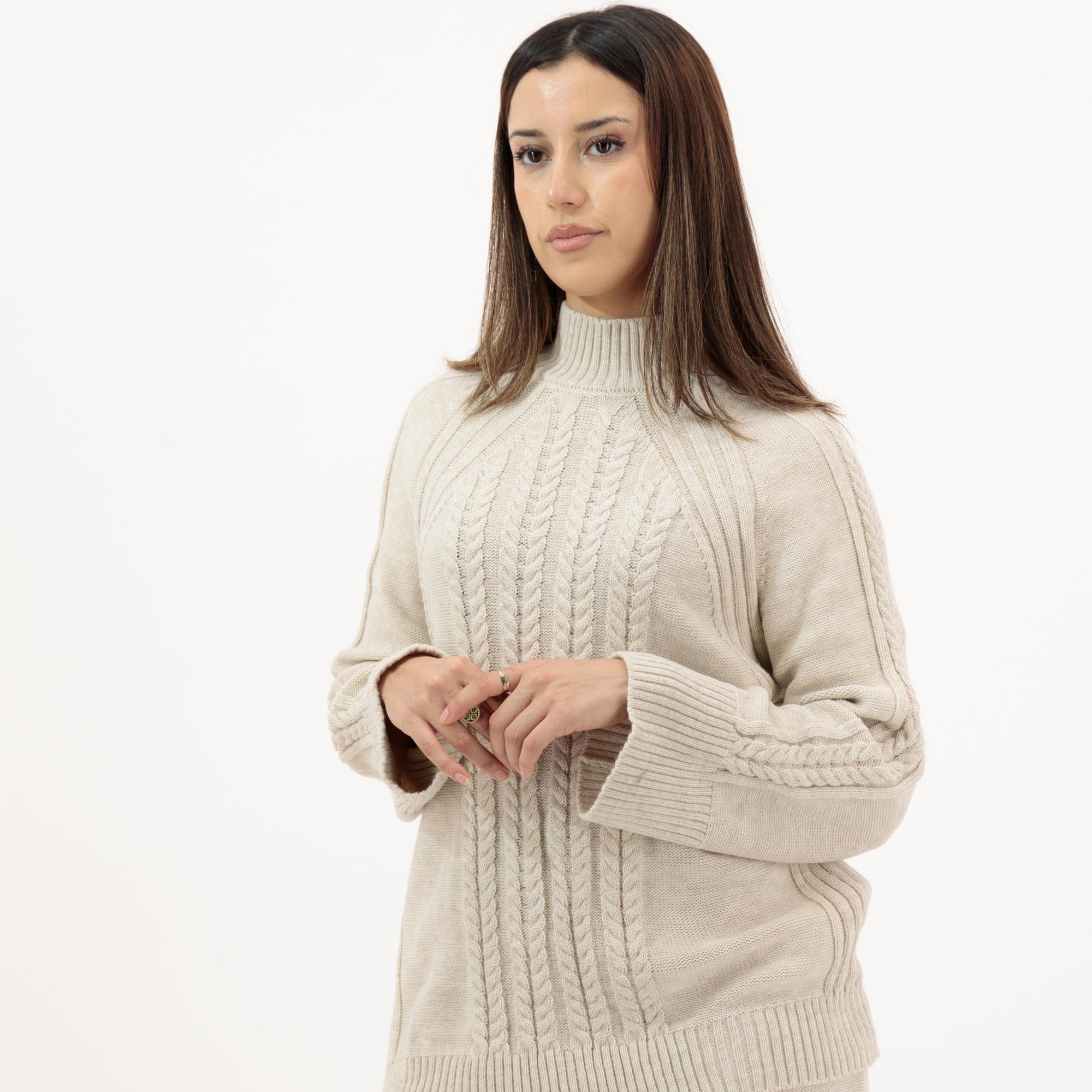 MIRANDA - Braided Pullover & Skirt Set