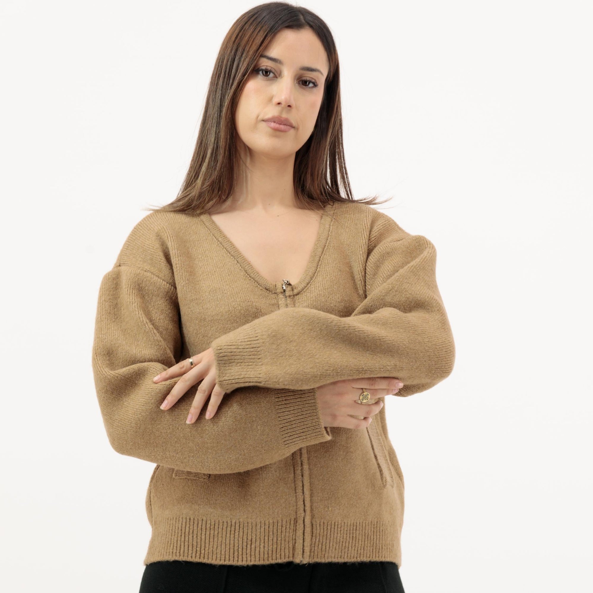 CARLA - Chic Zipper Sweater