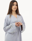 SAPNA ABAYA - LIGHT BLUE