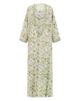 The NIHAL Mukhawar Dress, crafted from 100% satin with a floral pattern and waist-accentuating belt, exudes elegance. Available in five stunning colors and sizes 52–58, it’s perfect for any occasion.