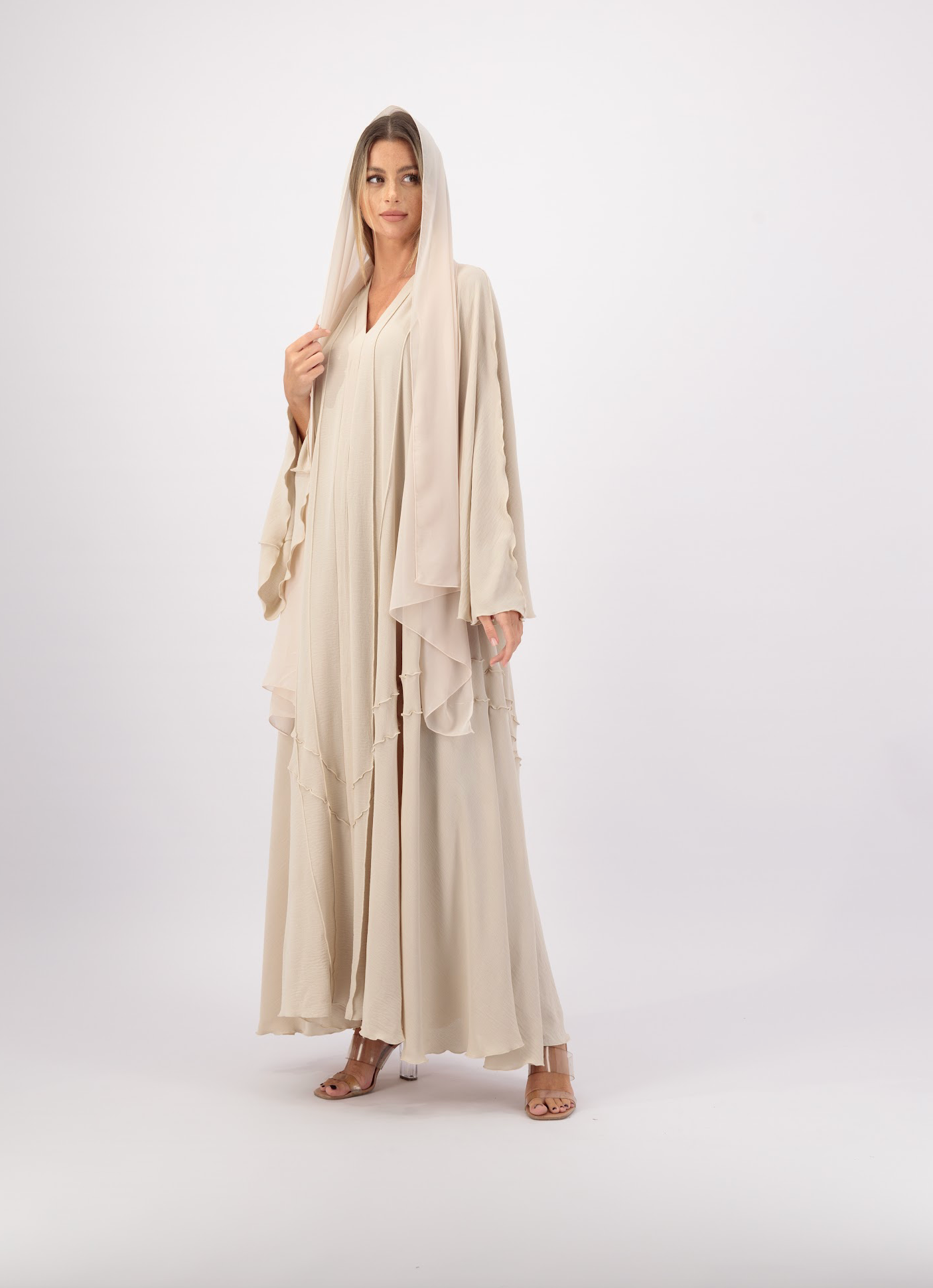 MARIYAH ABAYA BEIGE