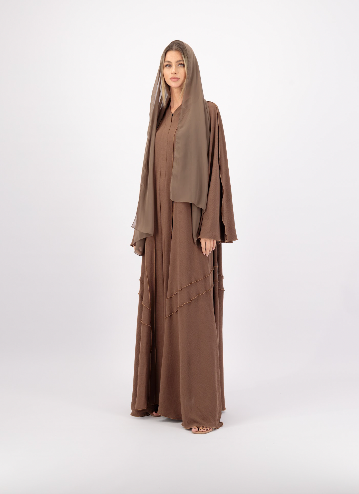 MARIYAH ABAYA LIGHT BROWN