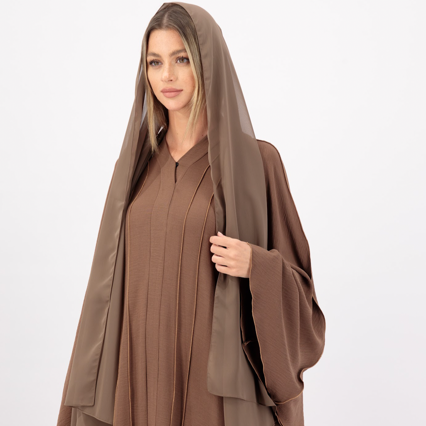 MARIYAH ABAYA LIGHT BROWN