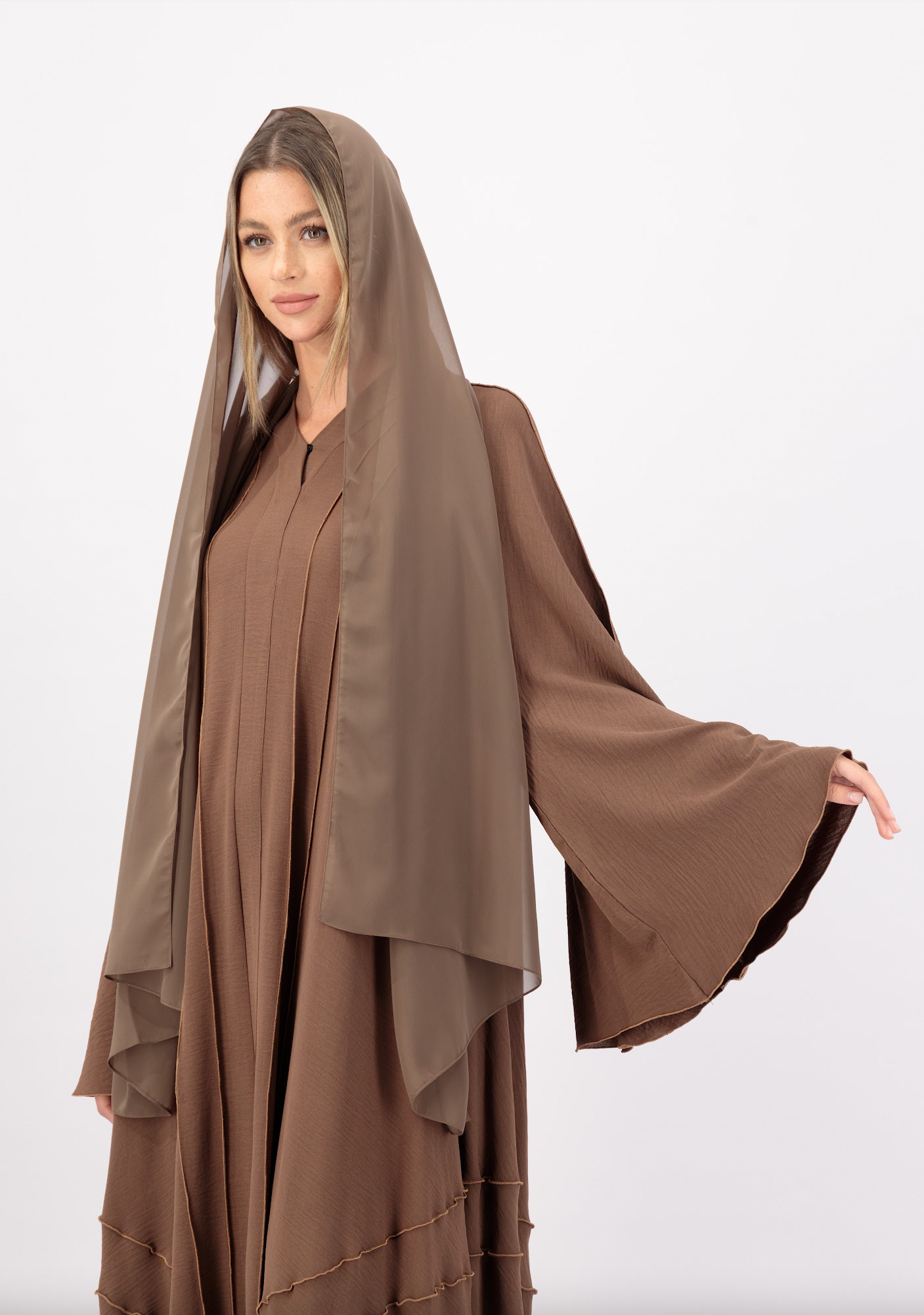 MARIYAH ABAYA LIGHT BROWN