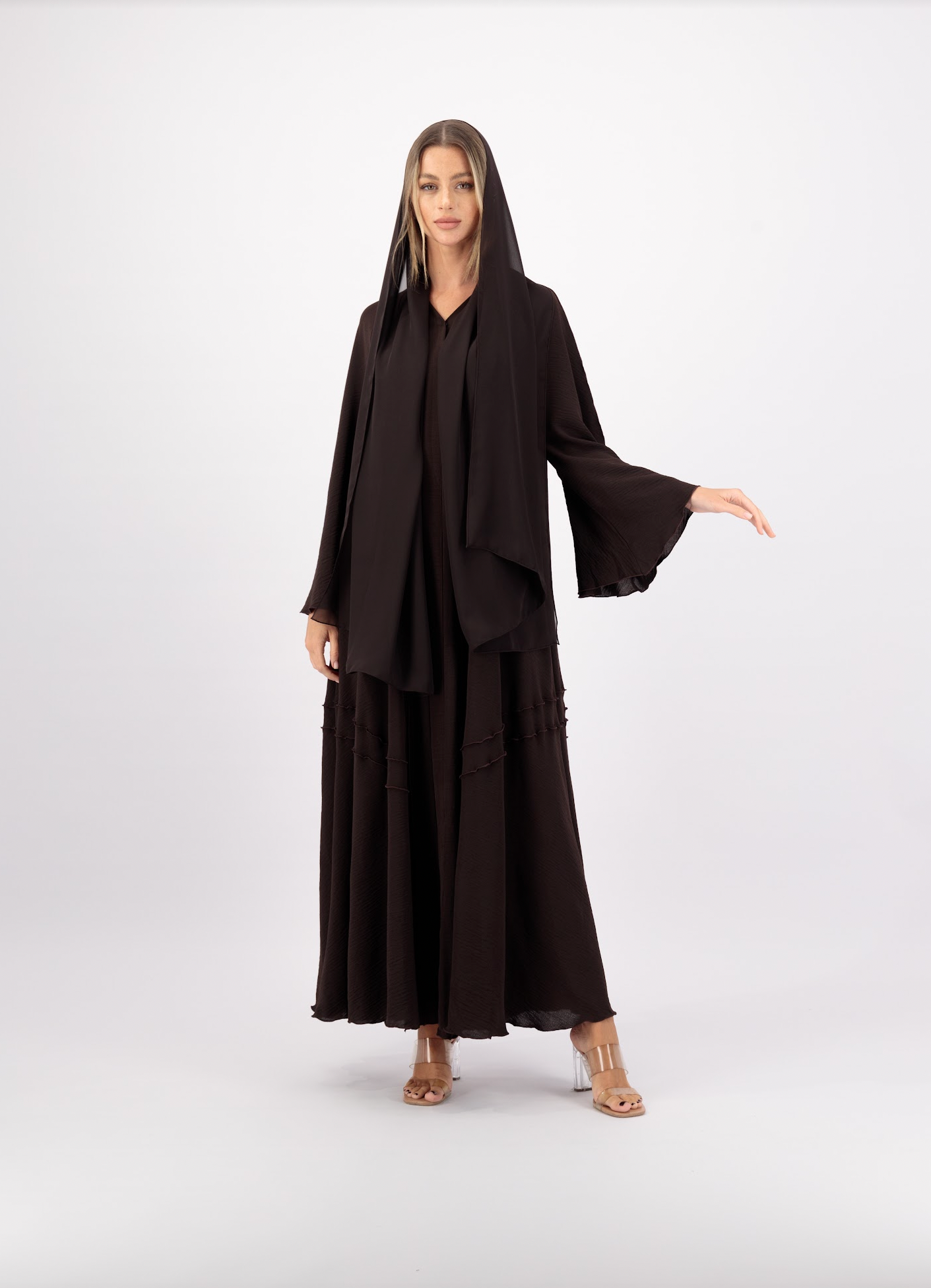 MARIYAH ABAYA DARK BROWN