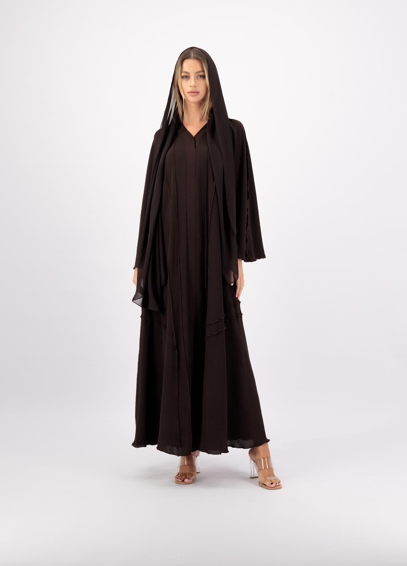 MARIYAH ABAYA DARK BROWN