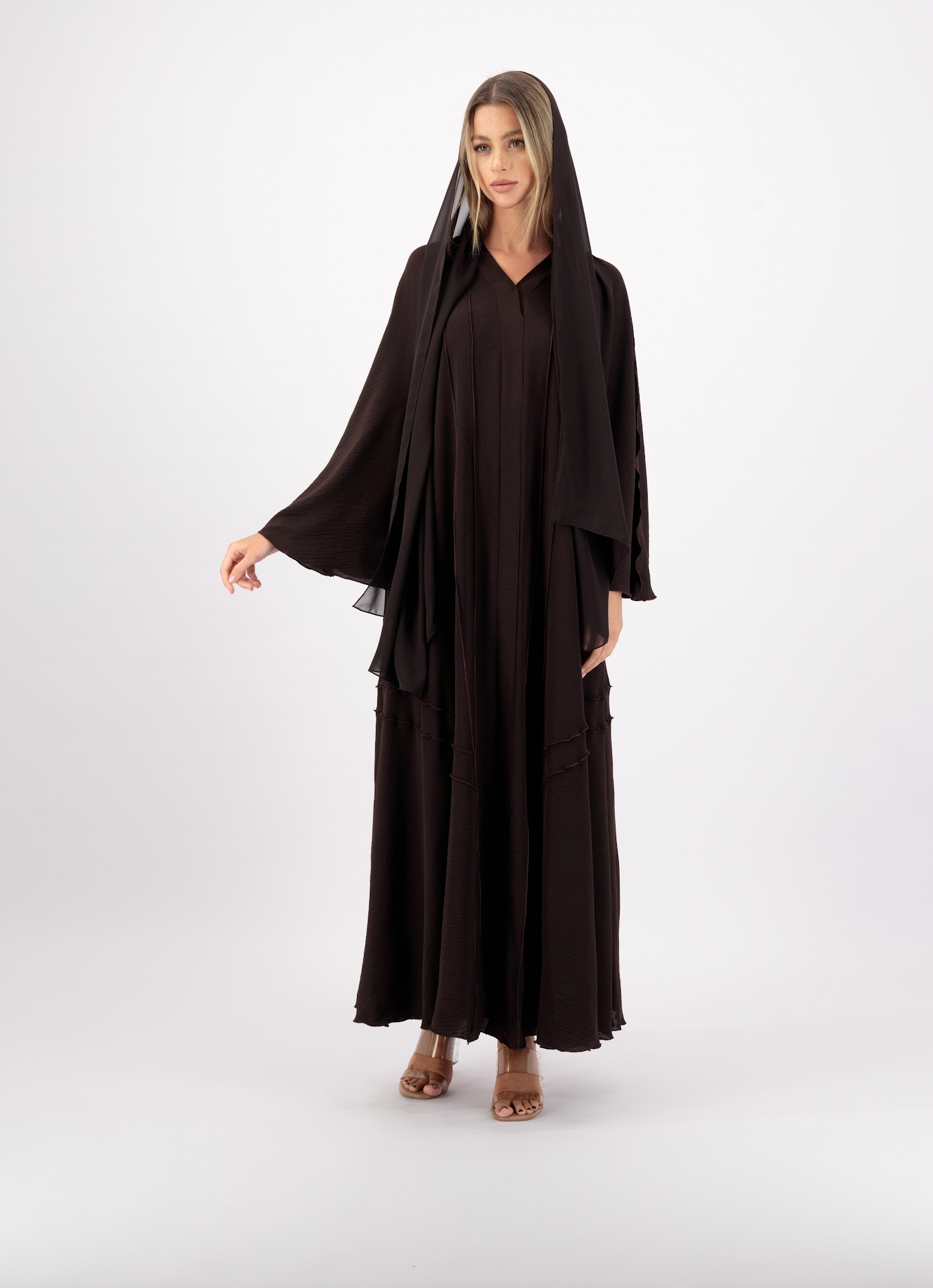 MARIYAH ABAYA DARK BROWN