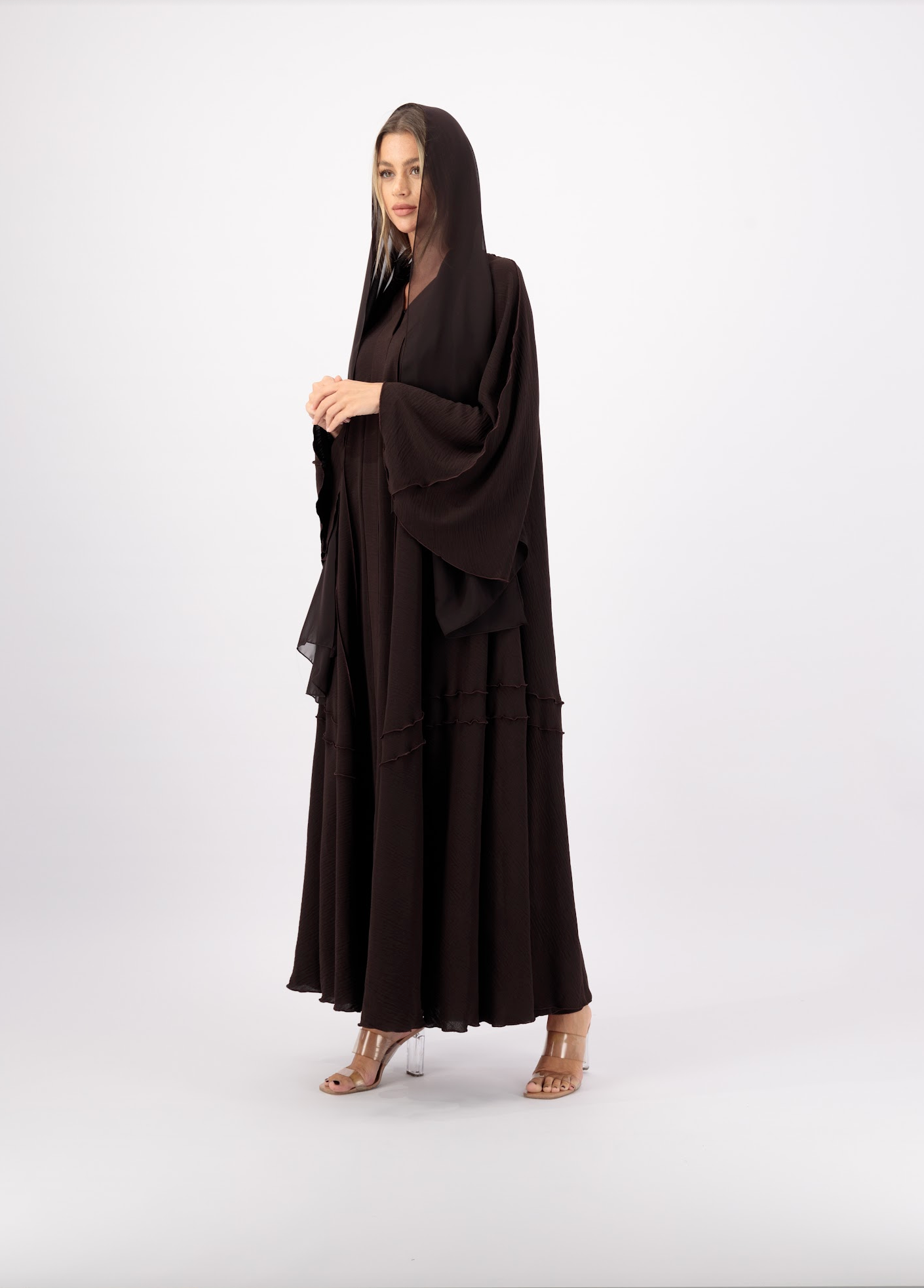 MARIYAH ABAYA DARK BROWN