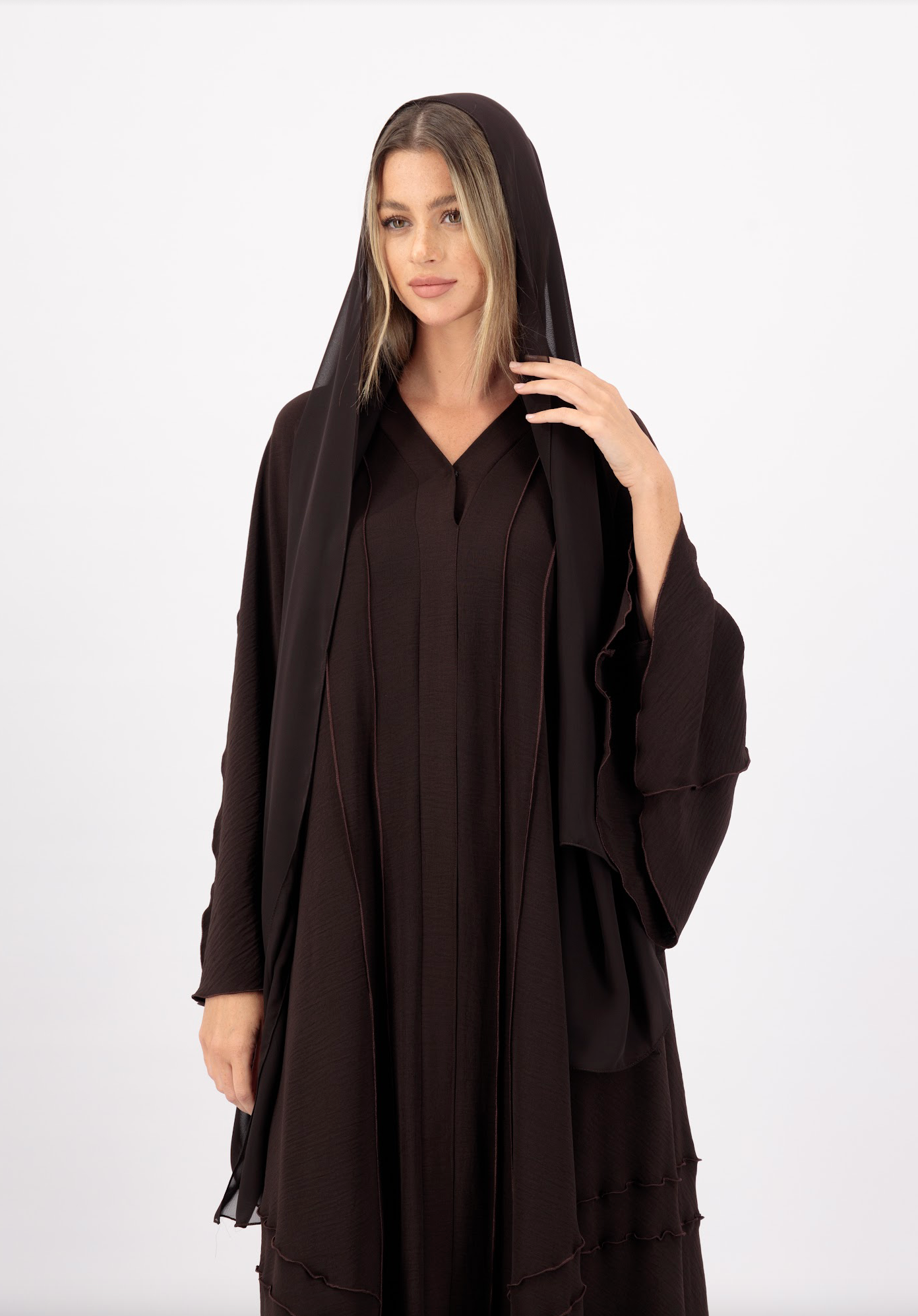 MARIYAH ABAYA DARK BROWN