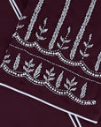 SAPNA ABAYA - DEEP RED