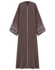 SAPNA ABAYA - DARK BROWN